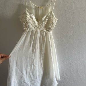 White night gown